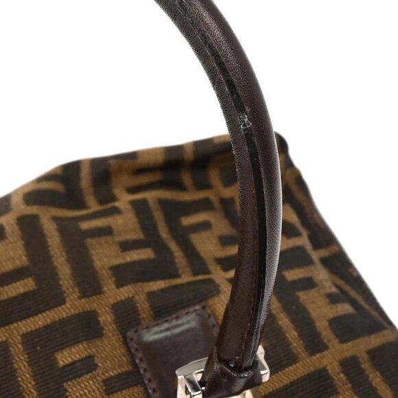 Fendi Brown Zucca Handbag - Picture 6 of 10